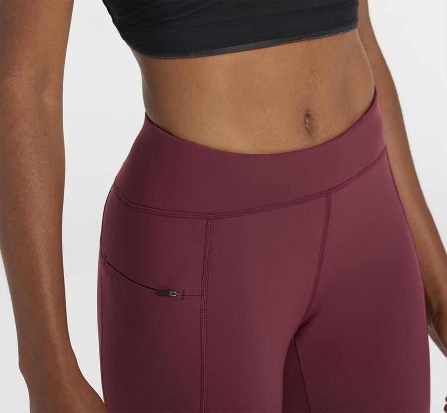 Hoka One One Pants Womens Brown - Performance Crop Tight - 23867PNFT